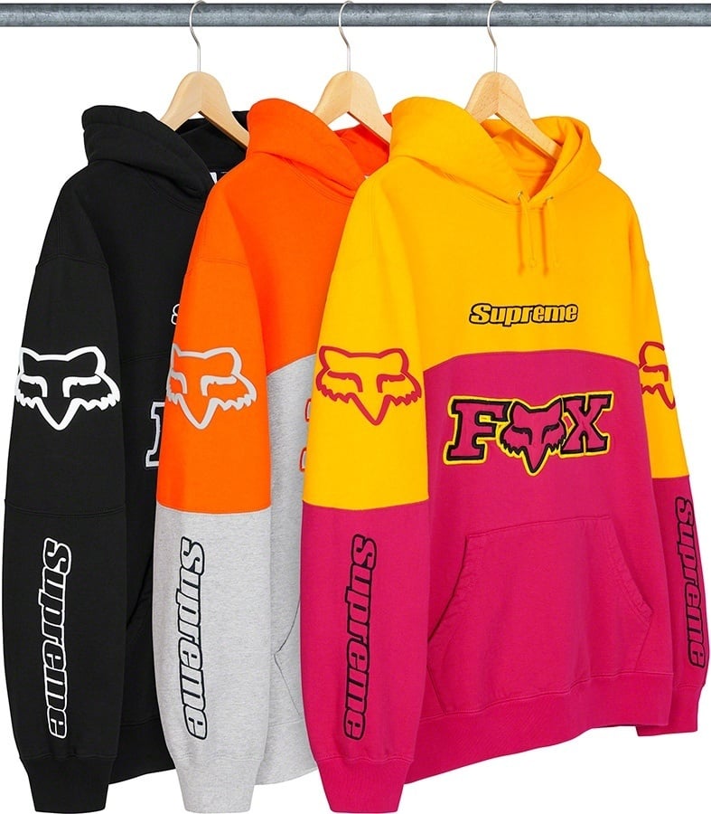 Supreme®/Fox® Racing Hooded Sweatshirt